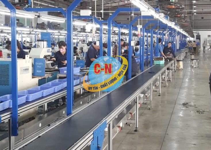 Băng tải chuyên dụng trong ngành giày da